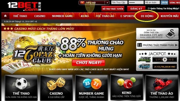 12Bet nhà cái uy tín được nhiều anh em lựa chọn
