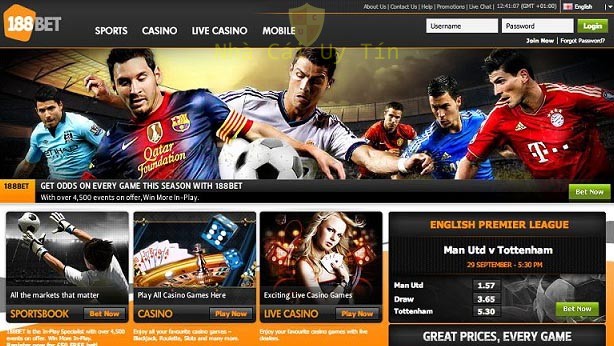 188Bet nhà cái bóng đá uy tín