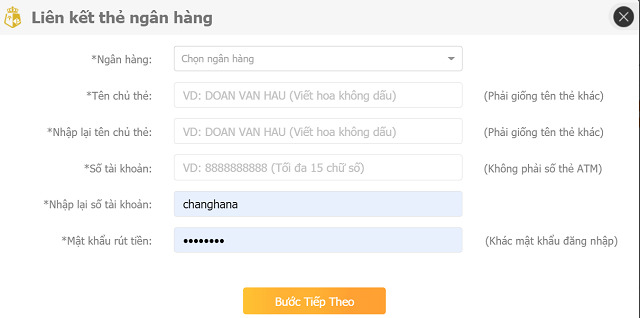 tài khoản ngân hàng typhu88