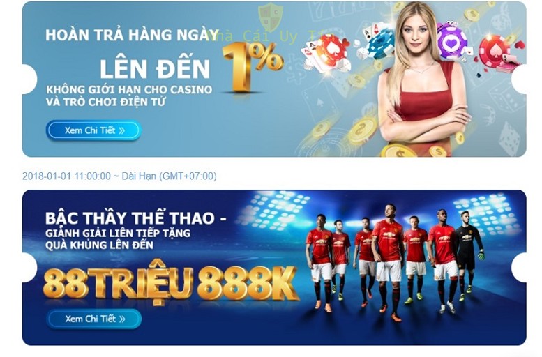 Khuyến mãi hấp dẫn tại nhà cái 8xbet