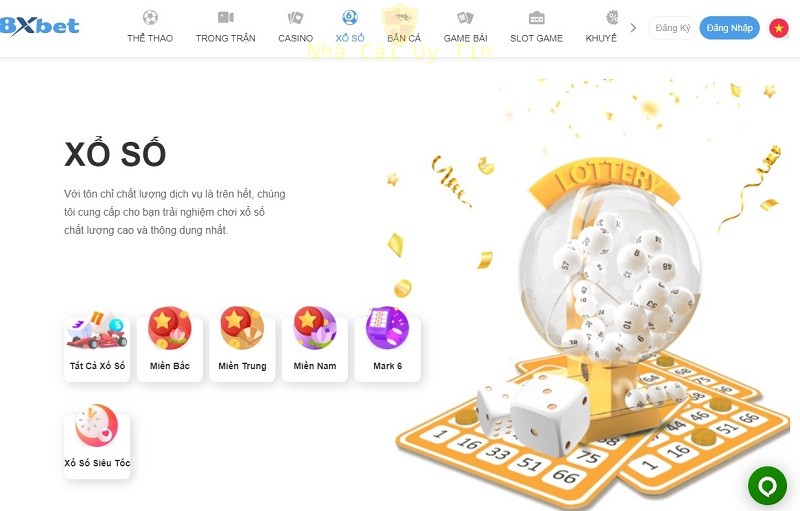 Xổ số với nhiều loại hình cược thú vị