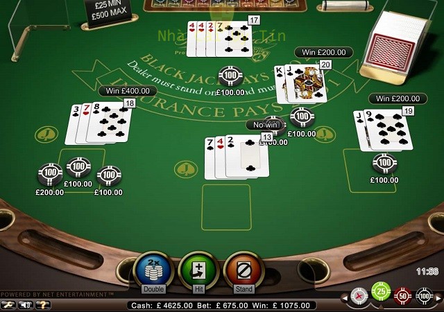 Quy luật tính điểm khi chơi Blackjack