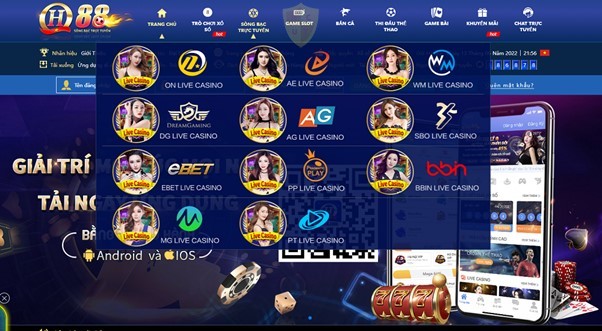 QH88 cung cấp đa dạng trò chơi cá cược